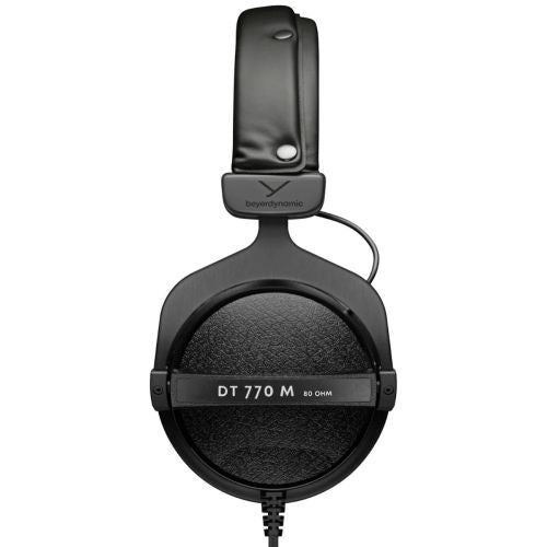 Beyerdynamic DT770M 80 Ohm laidinės ausis apgaubiančios ausinės, juoda spalva