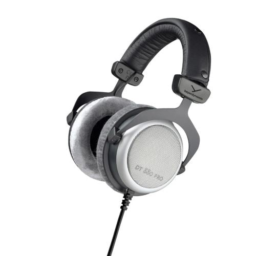 Beyerdynamic DT 880 PRO 250 Ohm laidinės ausis apgaubiančios ausinės su Coiled Connection laidas su mini-jack (3.5 mm) ir 1/4