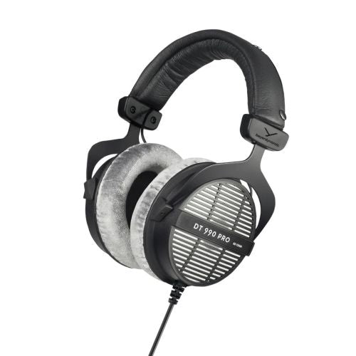 Beyerdynamic DT 990 PRO 80 Ohm laidinės ausis apgaubiančios ausinės, juoda spalva