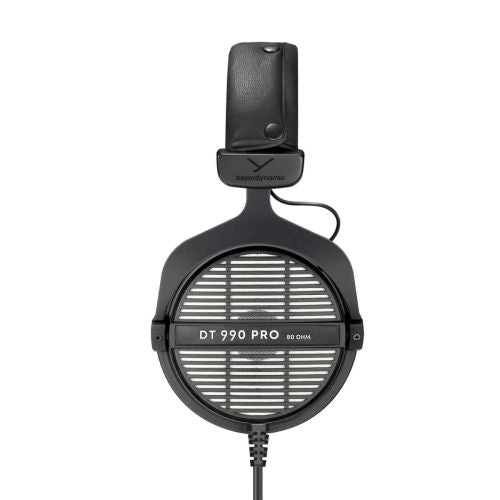 Beyerdynamic DT 990 PRO 80 Ohm laidinės ausis apgaubiančios ausinės, juoda spalva