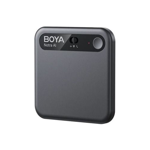 BOYA Notra AI Powered Audio Transcripter, Summanizer ir belaidis Note Recorder, 64 GB,, juoda spalva