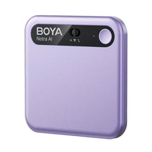 BOYA Notra AI Powered Audio Transcripter, Summanizer ir belaidis Note Recorder, 64 GB,, violetinė spalva