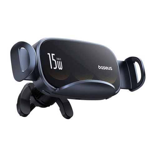 Baseus automobilinis įkroviklis LightChaser Series Inductive 15 W laikiklis skirtas Air Vent, (BS-CM029), juoda spalva