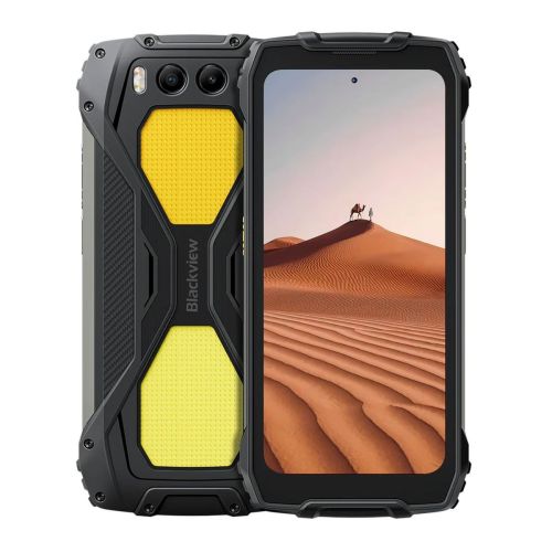Blackview BV7300 4G dviejų SIM 6 GB RAM 256 GB, juoda spalva