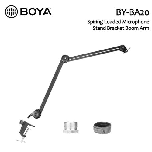 BOYA laikiklis, Suspension Arm, Spring-Loaded (plastic), juoda spalva