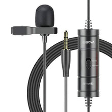 BOYA mikrofonas laidinis BY-M1S Omnidirectional, (3.5 mm connector), juoda spalva