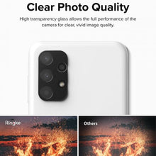 Ringke Galaxy A13 4G kamera apsauga Full Cover stiklas package (3 pcs), juoda spalva