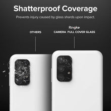 Ringke Galaxy A13 4G kamera apsauga Full Cover stiklas package (3 pcs), juoda spalva