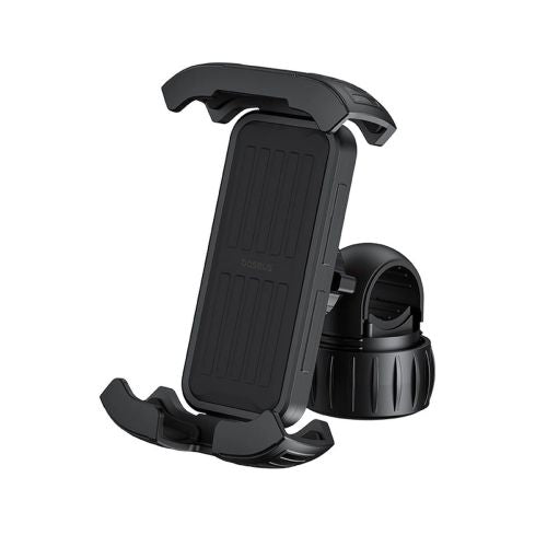 Baseus telefono laikiklis QuickGo Series skirtas Bike, Scooter, Moped (5.7 - 7.2 inch), (C40561500113-00), juoda spalva