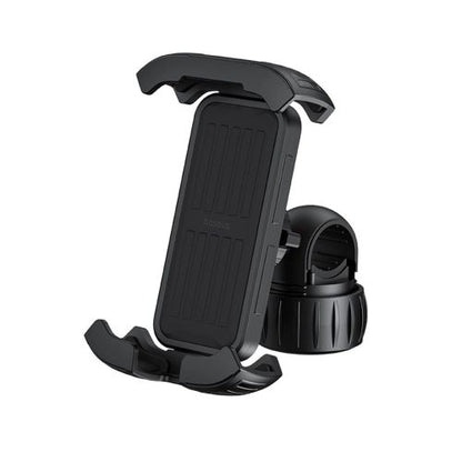 Baseus telefono laikiklis QuickGo Series skirtas Bike, Scooter, Moped (5.7 - 7.2 inch), (C40561500113-00), juoda spalva