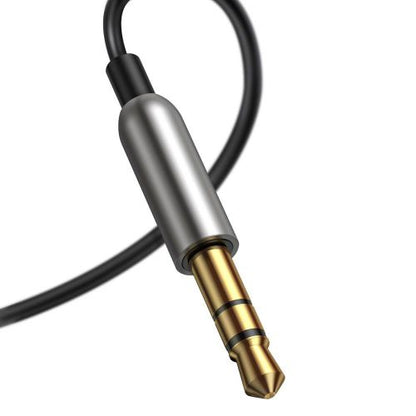 Baseus keitiklis BA01 USB + belaidis adapteris į 3.5 mm Jack, cabel (CABA01-01), juoda spalva