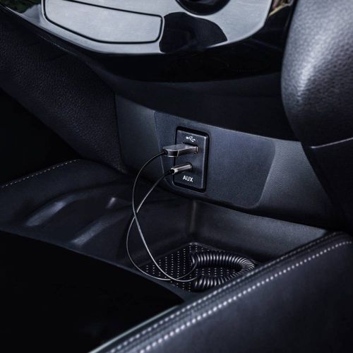 Baseus keitiklis BA01 USB + belaidis adapteris į 3.5 mm Jack, cabel (CABA01-01), juoda spalva