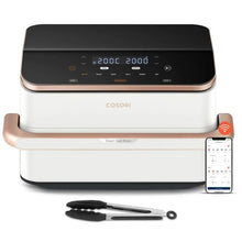 Cosori Dual Blaze TwinFry Smart karšto oro gruzdintuvė 10L CAF-TF101S-WEUR, balta spalva