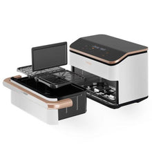 Cosori Dual Blaze TwinFry Smart karšto oro gruzdintuvė 10L CAF-TF101S-WEUR, balta spalva