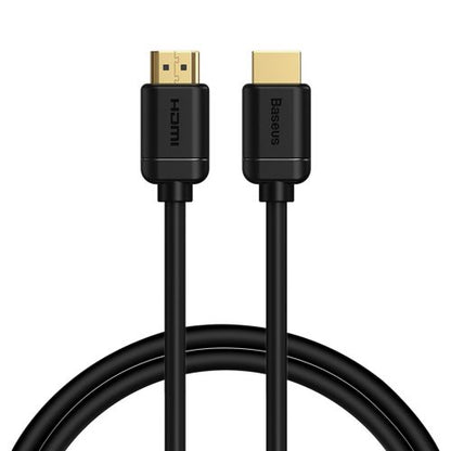Baseus Video laidas High definition Series HDMI To HDMI 4K 60 Hz, 3D HDR, 18 Gbps, 1m (CAKGQ-A01), juoda spalva