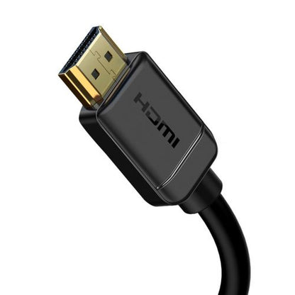 Baseus Video laidas High definition Series HDMI To HDMI 4K 60 Hz, 3D HDR, 18 Gbps, 1m (CAKGQ-A01), juoda spalva