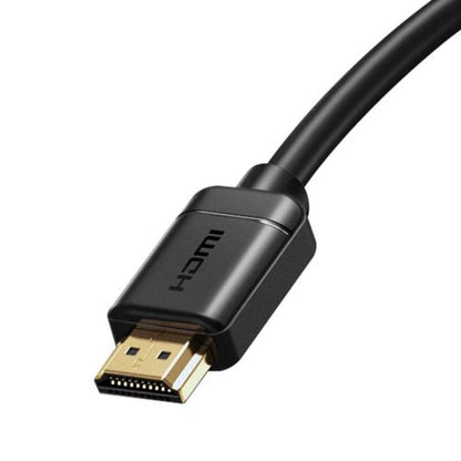 Baseus Video laidas High Definition Series HDMI To HDMI 4K 60 Hz, 3D HDR, 18 Gbps, 2m, (CAKGQ-B01), juoda spalva