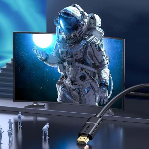 Baseus Video laidas High Definition Series HDMI To HDMI 4K 60 Hz, 3D HDR, 18 Gbps, 2m, (CAKGQ-B01), juoda spalva
