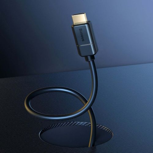 Baseus Video laidas High Definition Series HDMI To HDMI 4K 60 Hz, 3D HDR, 18 Gbps, 2m, (CAKGQ-B01), juoda spalva