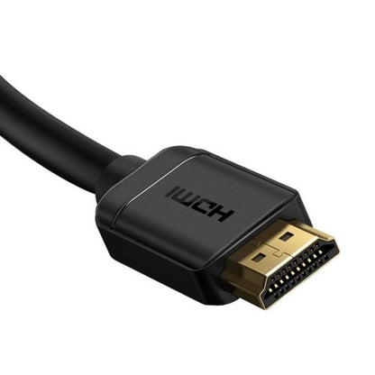 Baseus Video laidas High Definition Series HDMI To HDMI 4K 60 Hz, 3D HDR, 18 Gbps, 2m, (CAKGQ-B01), juoda spalva