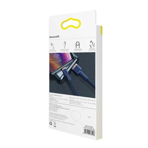 Baseus Lightning Cafule laidas QC 3.0, 1.5A, 2m (CALKLF-CV3), mėlyna spalva
