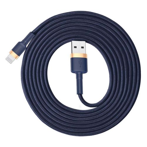 Baseus Lightning Cafule laidas QC 3.0, 1.5A, 2m (CALKLF-CV3), mėlyna spalva