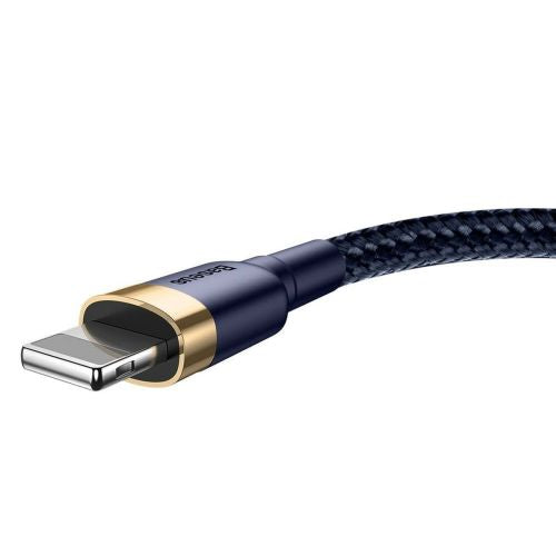 Baseus Lightning Cafule laidas QC 3.0, 1.5A, 2m (CALKLF-CV3), mėlyna spalva