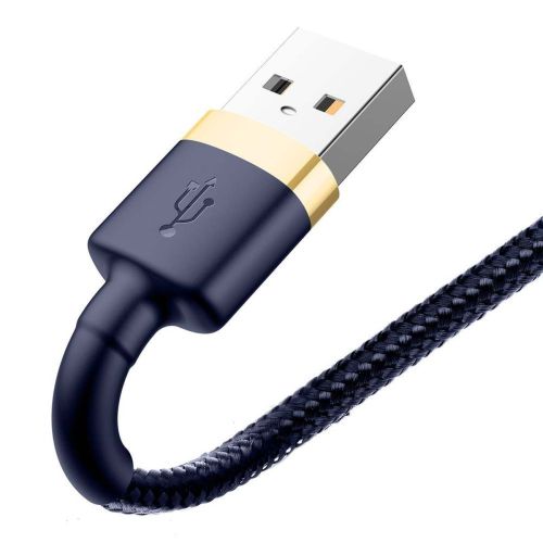 Baseus Lightning Cafule laidas QC 3.0, 1.5A, 2m (CALKLF-CV3), mėlyna spalva