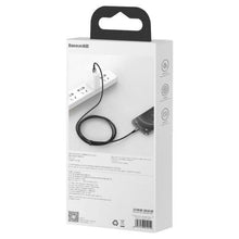 Baseus Lightning Tungsten series laidas 2.4A, 1m (CALWJ-01), juoda spalva