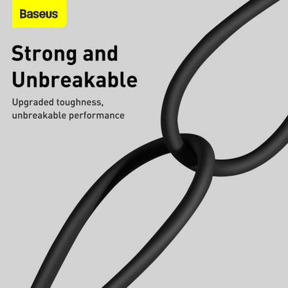 Baseus Lightning Superior Series laidas, greitasis įkrovimas, Data 2.4A, 1m (CALYS-A01), juoda spalva