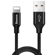 Baseus Lightning Yiven laidas 2A 1.2m (CALYW-01), juoda spalva