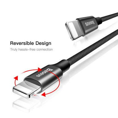 Baseus Lightning Yiven laidas 2A 1.2m (CALYW-01), juoda spalva