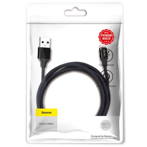 Baseus Lightning Yiven Apple laidas 2A 1.8m (CALYW-A01), juoda spalva
