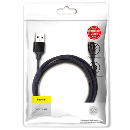 Baseus Lightning Yiven Apple laidas 2A 1.8m (CALYW-A01), juoda spalva