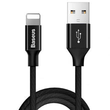Baseus Lightning Yiven Apple laidas 2A 1.8m (CALYW-A01), juoda spalva