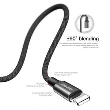 Baseus Lightning Yiven Apple laidas 2A 1.8m (CALYW-A01), juoda spalva