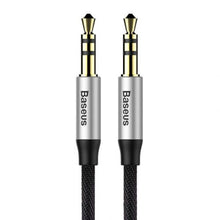 Baseus Audio Yiven M30 laidas 1.5M / (CAM30-CS1), sidabrinė / juoda spalva
