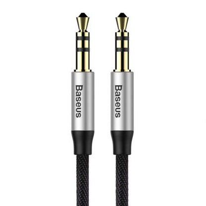 Baseus Audio Yiven M30 laidas 1.5M / (CAM30-CS1), sidabrinė / juoda spalva