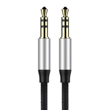 Baseus Audio Yiven M30 laidas 1.5M / (CAM30-CS1), sidabrinė / juoda spalva