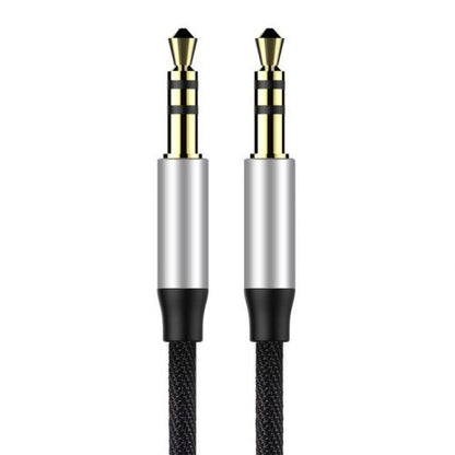 Baseus Audio Yiven M30 laidas 1.5M / (CAM30-CS1), sidabrinė / juoda spalva
