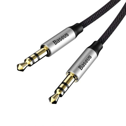 Baseus Audio Yiven M30 laidas 1.5M / (CAM30-CS1), sidabrinė / juoda spalva