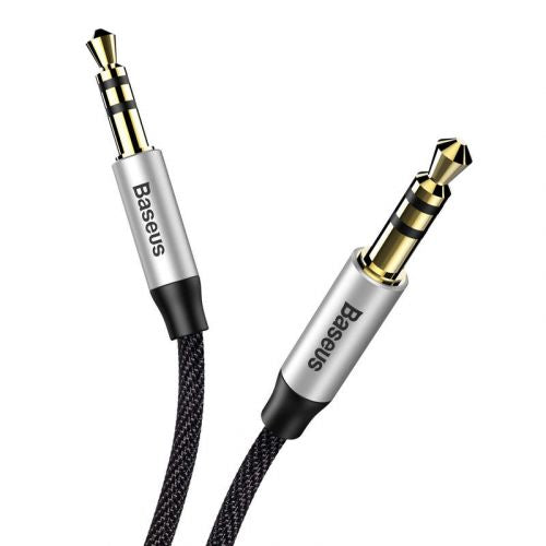 Baseus Audio Yiven M30 laidas 1.5M / (CAM30-CS1), sidabrinė / juoda spalva