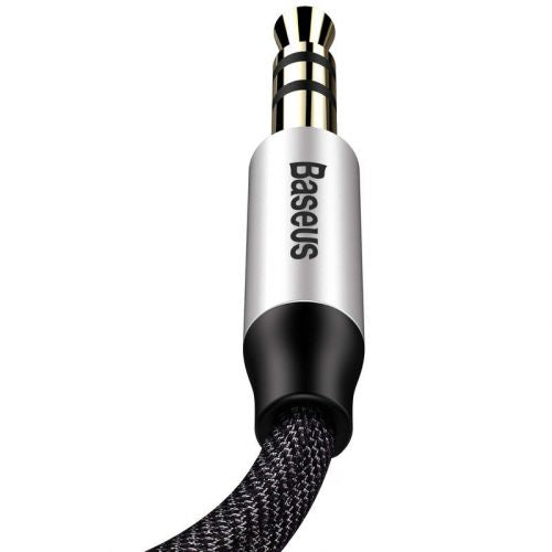 Baseus Audio Yiven M30 laidas 1.5M / (CAM30-CS1), sidabrinė / juoda spalva