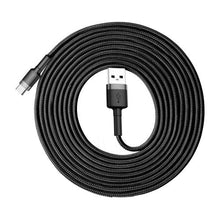 Baseus Type-C Cafule laidas 2A, 3m, / (CATKLF-UG1), juoda / pilka spalva