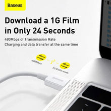 Baseus Type-C - Lightning Superior Series greitasis įkrovimas duomenų laidas PD 20 W 1m (CATLYS-A02), balta spalva