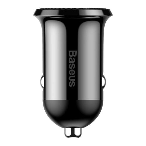 Baseus automobilinis įkroviklis Grain Pro Dual USB 4.8A (CCALLP-01), juoda spalva