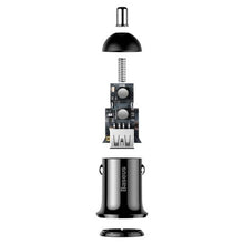 Baseus automobilinis įkroviklis Grain Pro Dual USB 4.8A (CCALLP-01), juoda spalva