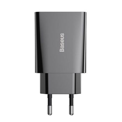 Baseus kelioninis įkroviklis Speed Mini 1C Quick įkroviklis 20 W (CCFS-SN01), juoda spalva