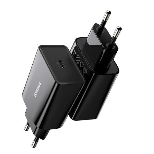 Baseus kelioninis įkroviklis Speed Mini 1C Quick įkroviklis 20 W (CCFS-SN01), juoda spalva