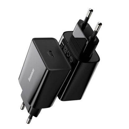 Baseus kelioninis įkroviklis Speed Mini 1C Quick įkroviklis 20 W (CCFS-SN01), juoda spalva